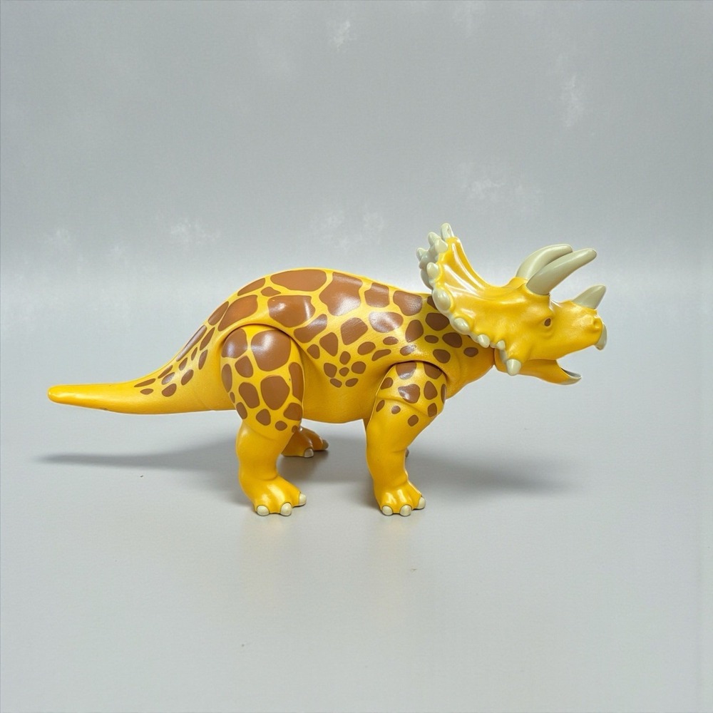 Playmobil Triceratops #4170 Adult Dinosaur Figure From Volcano Island Playset